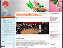 Tablet Screenshot of bkj.de